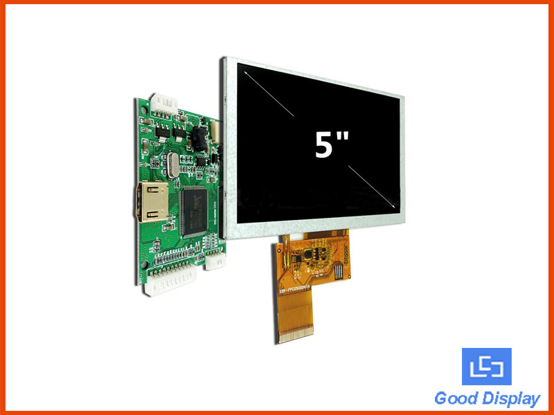 5.0 inch TFT LCD Display HDMI for Raspberry Pi Driver Board (Optional Touch Panel) GDTE050A1-4