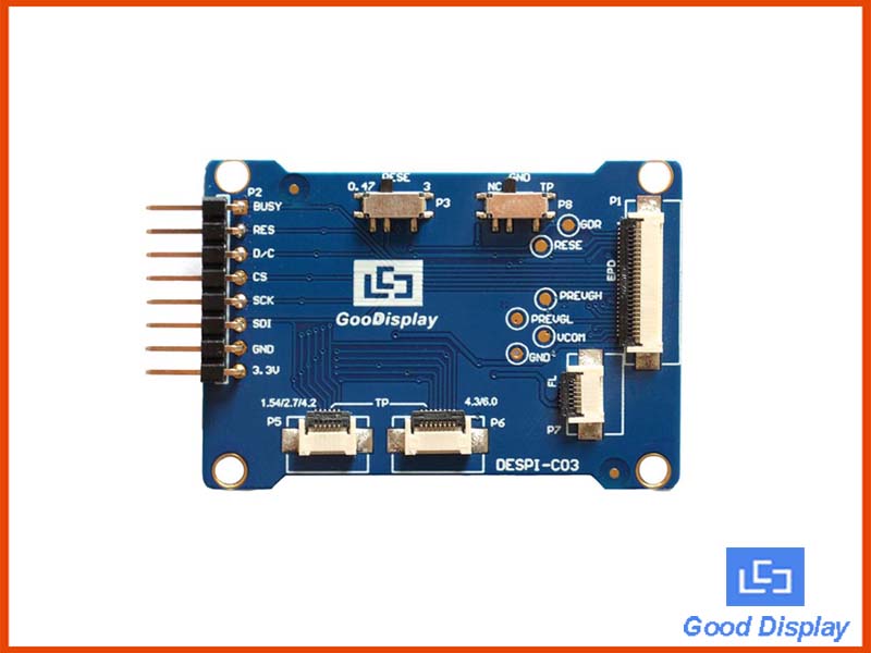 Multifunction connection adapter board HAT connect for e-Paper display DESPI-C03