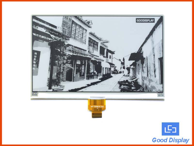 7.5 inch Large 4 Grayscale e-paperdisplay higher resolution 800x480 SPI GDEW075T7