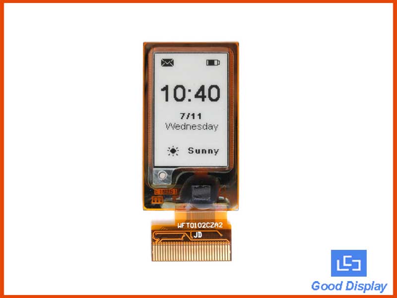 1.02 inch flexible e-paper display small mini e-ink screen module GDEW0102I3F