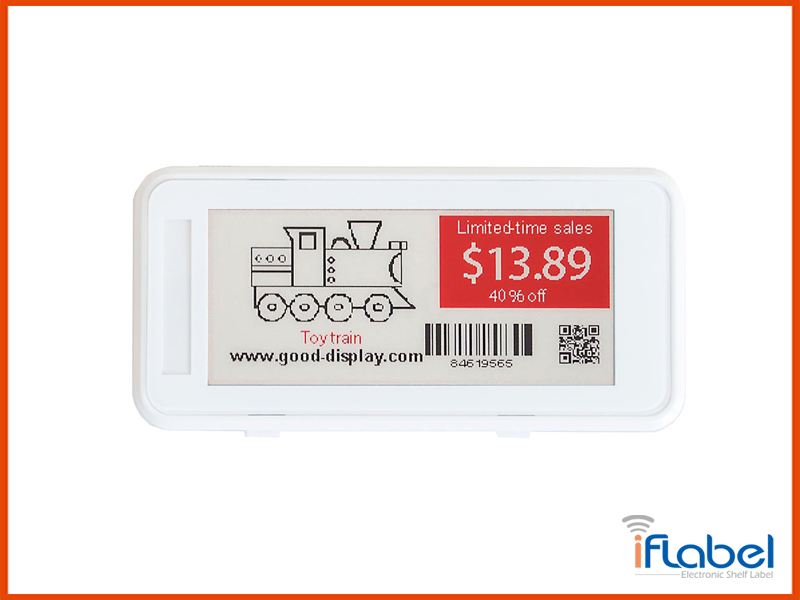 2.9 inch electronic shelf label ESL Tag For retail, conference and industrial tag IL029E