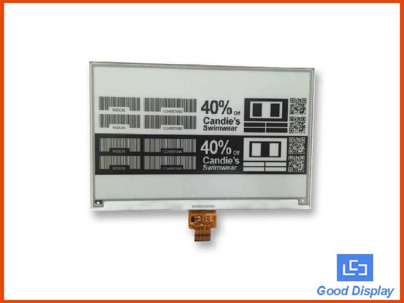 7.5 inch E-paper large display 640x384 SPI GDEW075T8