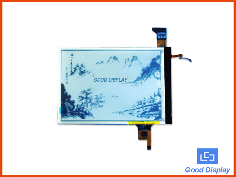 6 inch e-paper display 600X800 E-paper with touchscreen and front light GDE060BAFL-T