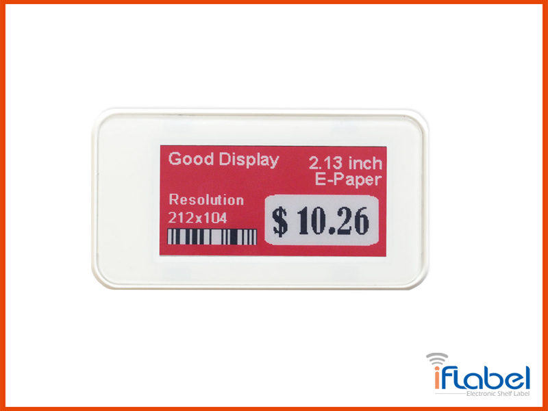 2.13 inch electronic shelf label ESL Tag For retail, conference and industrial tag IL0213E