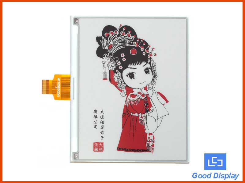 5.83 inch high resolution red e-paper display three colors GDEW0583Z83
