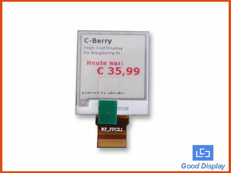 1.54 inch tri-color e-paper display, 3-color epaper screen, GDEW0154Z04