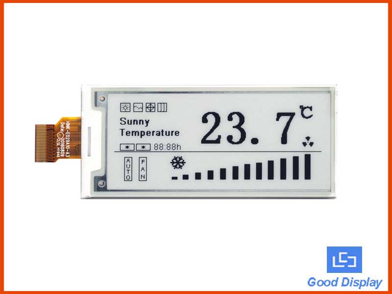 2.9 inch e-paper display ultra low temperature electronic paper screen GDEH029D57LT